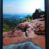 COPPER CLIFF
Engraved photo on metal and found copper, with frame 8”X10” 
$72
